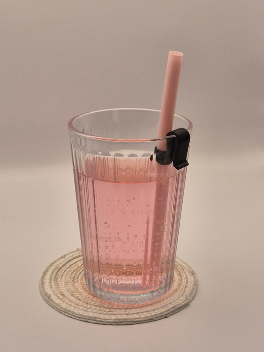 Rozlišovák / držák brčka na skleničku